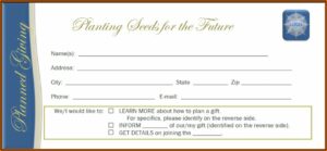 Planned Giving Brochures Templates