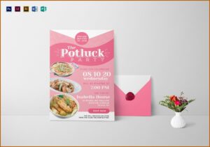 Potluck Party Invitation Template