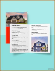 Sales Brochure Template Word