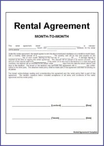 Sample Tenancy Agreement Landlord And Tenant In Ghana