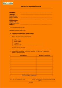 Survey Questionnaire Templates