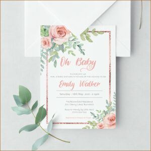 Template Baby Shower Invite
