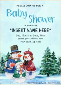 Templates For Baby Shower Invitation