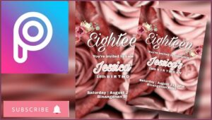 18th Birthday Invitation Card Layout