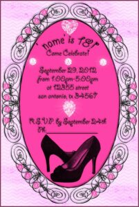 18th Birthday Invitation Design