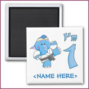 1st Birthday Magnet Invitations