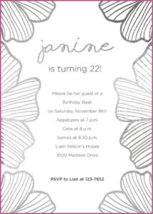 25th Birthday Invitations Online
