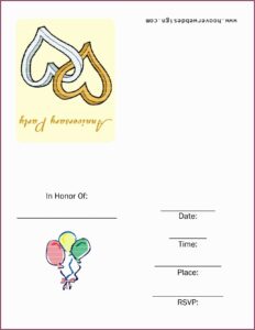 50th Anniversary Party Invitations Printable