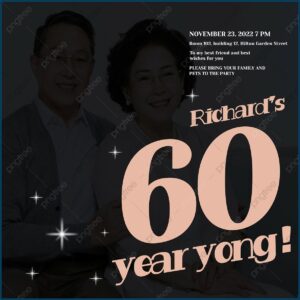 60th Birthday Card Template
