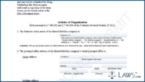 Amend The Articles Of Organization Template Georgia