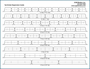 Avery Ready Index 8 Tab Template