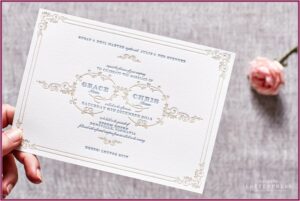 Bespoke Letterpress Wedding Invitations