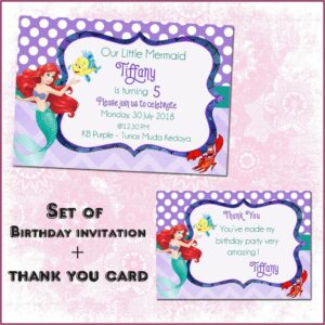 Birthday Invitation Card Disney Princess