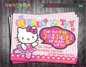 Birthday Invitation Card Format
