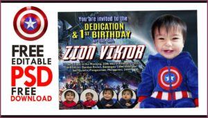 Birthday Invitation Layout Free Download