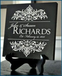 Black And White Elegant Wedding Invitations