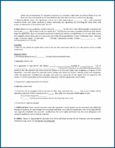 Blank Lease Agreement Template