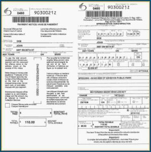 Blank Parking Ticket Template