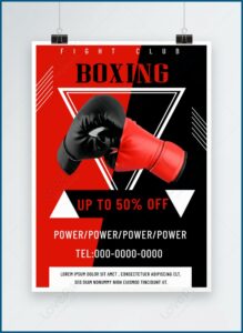 Boxing Invitations Templates