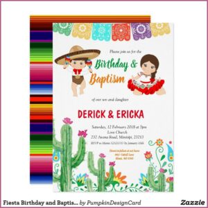 Boy Girl Twin Birthday Invitations