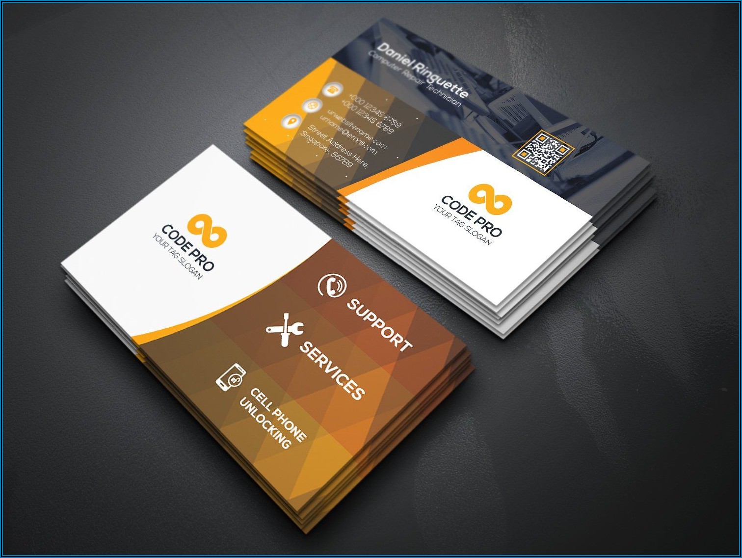 Business Card Templates For Computer Repair