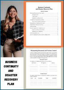 Business Continuity And Disaster Recovery Plan Sample