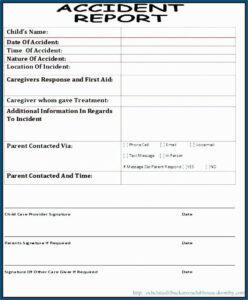 Child Care Invoice Template Excel
