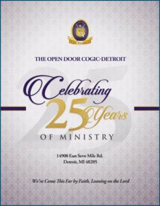 Church Souvenir Booklet Template