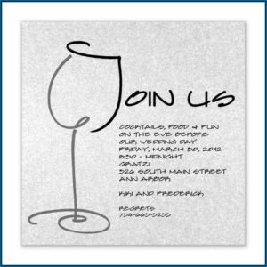 Cocktail Party Invitation Sample