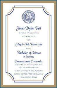 College Graduation Announcements Wording