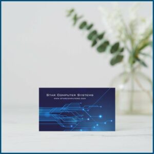 Computer Repair Business Card Template Psd