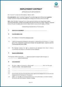 Contractor Terms And Conditions Template Uk