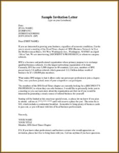 Corporate Event Email Invitation Template