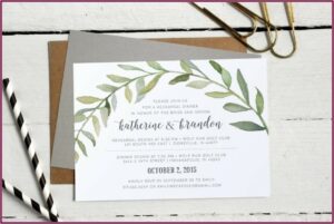 Custom Rehearsal Dinner Invitations