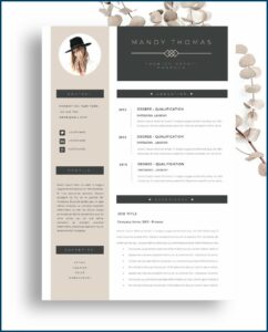 Cv Template For Apple Mac