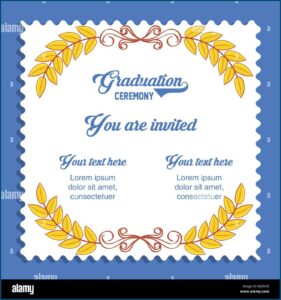 Design Graduation Invitation Card