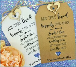 Diy Vow Renewal Invitations