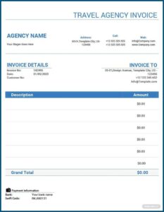 Editable Invoice Template Google Docs
