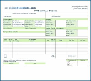 Editable Invoice Templates