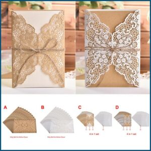 Elegant Vintage Style Wedding Invitations