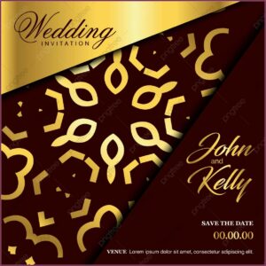 Engagement Invitation Card Background Png