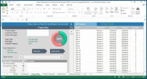 Excel Project Management Dashboard Template
