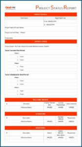 Excel Project Management Dashboard Template Free