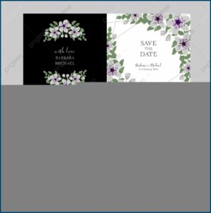 Folded Invitation Template