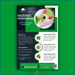 Food Menu Flyer Templates Free