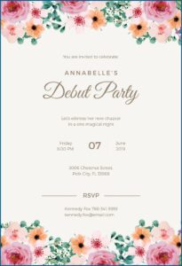 Formal Invitation Template Free