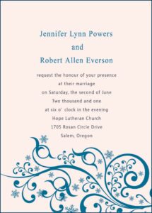 Formal Invitation Template Free Download