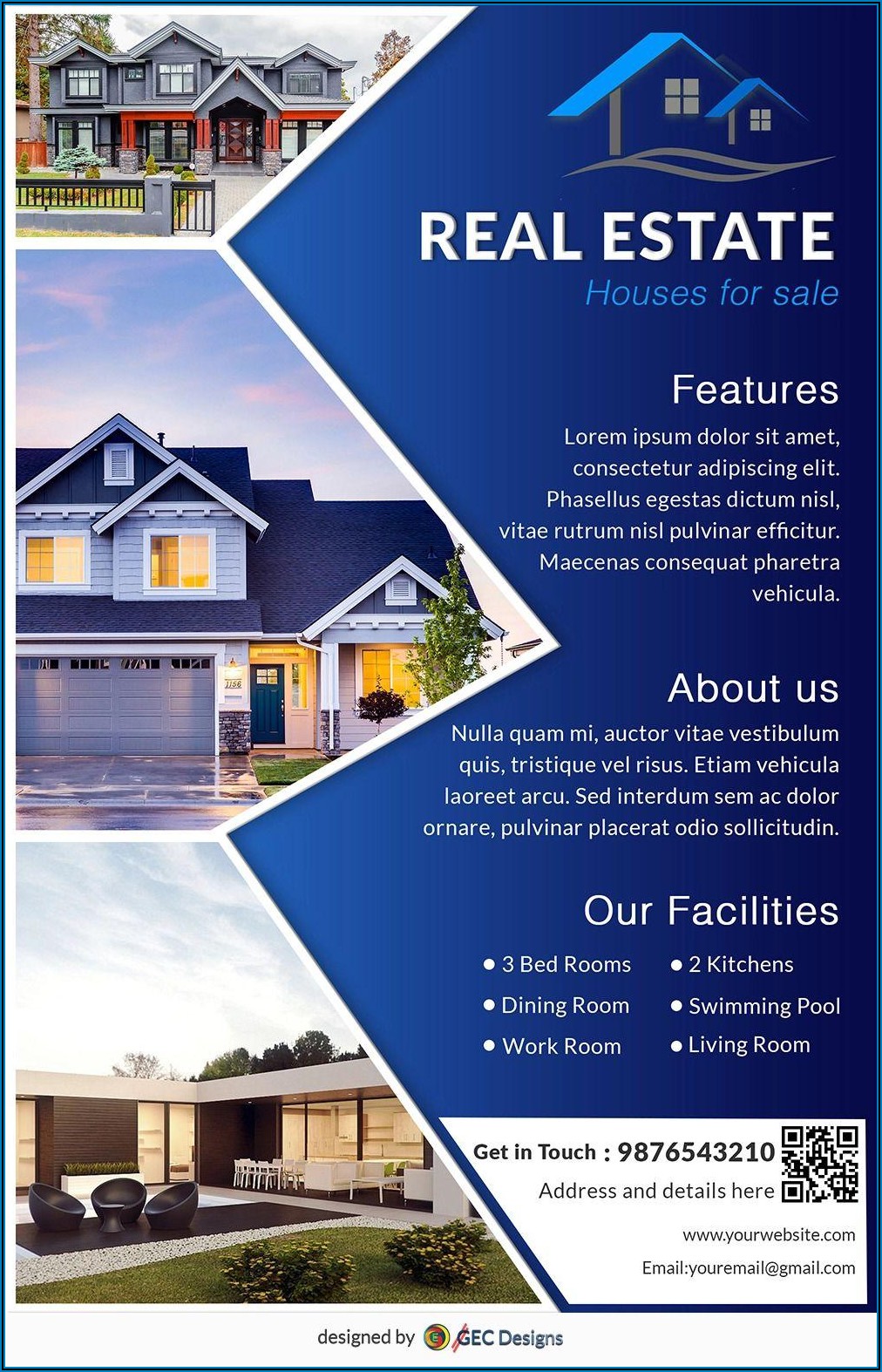 Free Home For Sale Flyer Template Microsoft Word