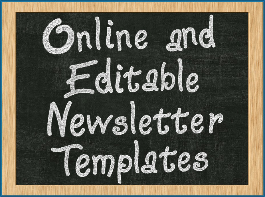 Free Printable Monthly Newsletter Templates For Teachers