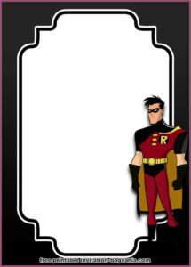 Free Printable Superhero Birthday Invitations